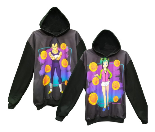 Sudadera Dragon Ball Para Pareja En Duo Amor Goku Vegeta