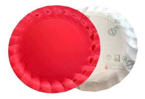 10 Bandejas Cakeboards Torta Volcán  31cm Roja