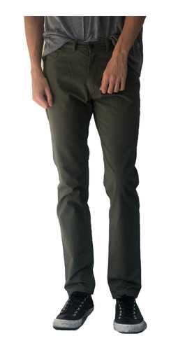 Imagen 1 de 4 de Pantalon Slim Hombre Gabardina - Colores Varios - B.a. Jeans