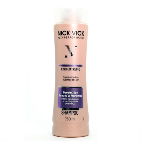 Shampoo Nick Vick Alta Performance Liso Extremo 250ml