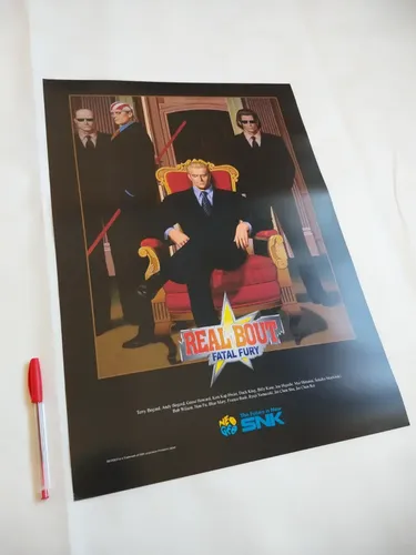 Pôster Real Bout Fatal Fury Retro Arcade Snk A2 - 42x59,4cm