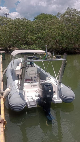 Bote Flexboat Sr 500 C/ Motor E-tec De 90 Hp 2009 Ñ Zefir