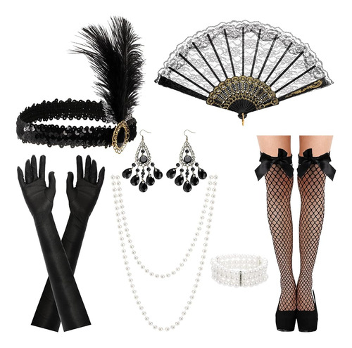 Accesorios Mezchi Great Gatsby Para Mujer,accesorios Flapper