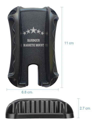 Coldre Magnético Para Pt Taurus Glock Universal Suporte Imã