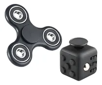 Comprar Fidget Cubo + Mano Spinner Ansiedad Estrés Socorro Enfoque E