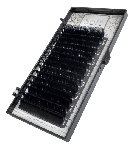 Cílios Eyelash Maker Soft Lashes Curvatura C 16 Fileiras