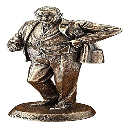 Diseño Toscano Sir Winston Churchill Estatua Bronce