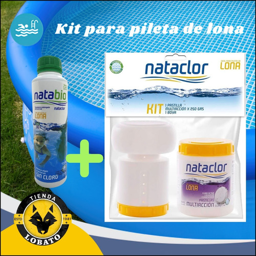 Combo Pastillas Boya + Natabio Kit Piletas Lona Nataclor