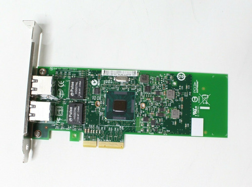Placa Rede Dual Port Pci-e Dell Pn 01p8d1 Pro 1000 Pt C/nf