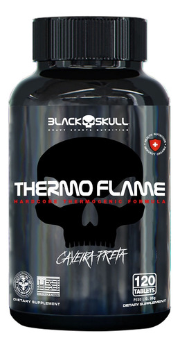 Thermo Flame 120 Tabletes - Black Skull - Caveira Preta