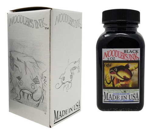 Tinta Negra Impermeable Para Bolígrafo Estilográfico 85 G Negro