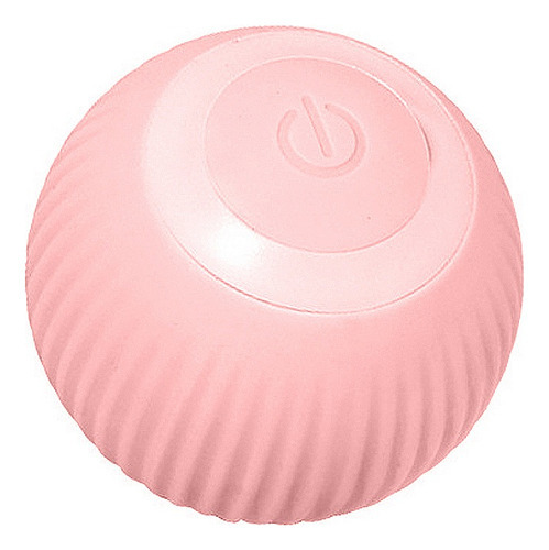 Pelota Inteligente Para Gatos Juguete Interactivo Automático Color Rosado