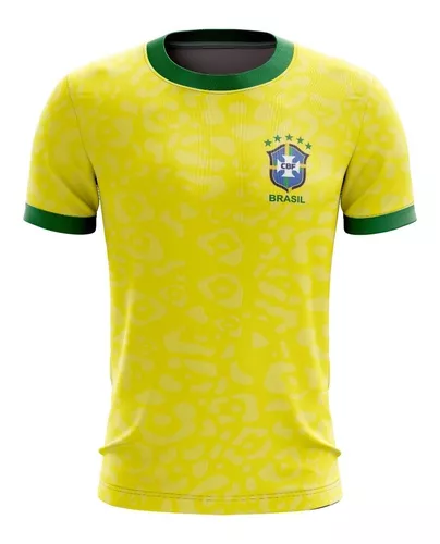 Camiseta Camisa Brasil Copa 2022 Hexa Seleção Brasileira - Corre