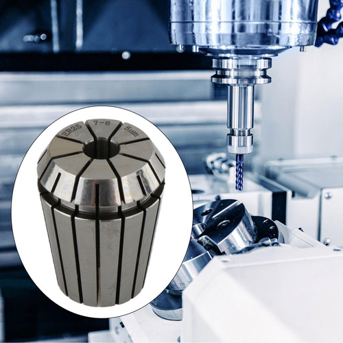 Mandril De Torno De Fresado Y Grabado Cnc De Acero Er25 7mm