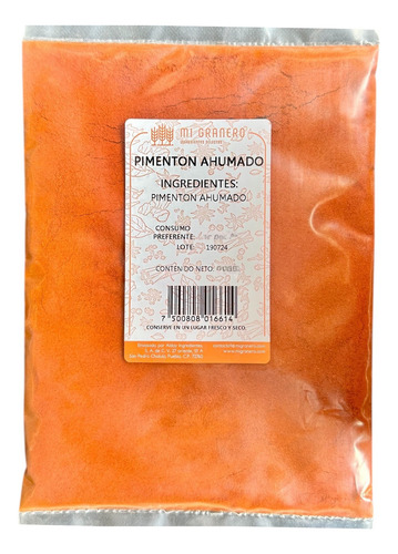Pimentón Español Paprika Ahumado 10 Kg