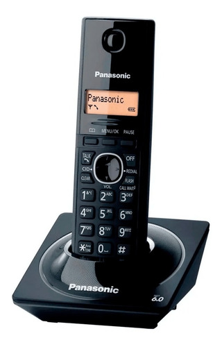 Teléfono Inalámbrico Panasonic Kx-tg1711 Negro
