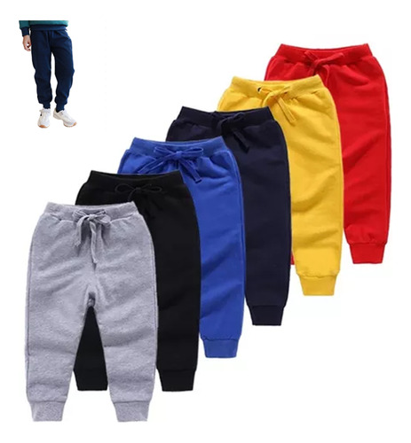 6 Leggings De Algodón Puro Para Niños De Primavera Y Otoño.