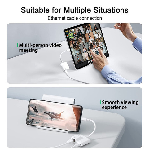 Adaptador Usb C A Ethernet For Macbook Air/pro