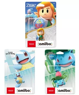 Amiibo Link Awakening Ivysaur Squirtle Smash Bros Zelda