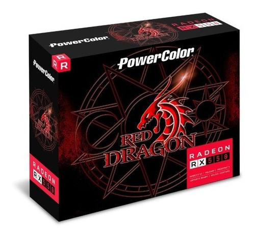 Placa De Video Radeon Red Dragon Rx550 4gb Gddr5 Dvi Hdmi