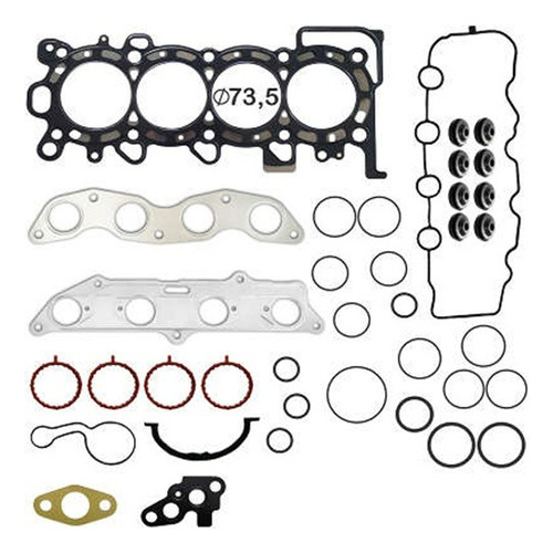 Kit Junta Aço Motor Honda Fit 1.4 8v I-dsi Hdsi L13a 03/08