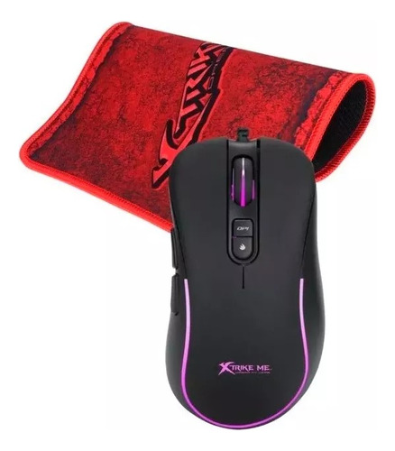 Combo Mouse Y Pad Xtrike Me Gmp 290 3600 Dpi Óptico