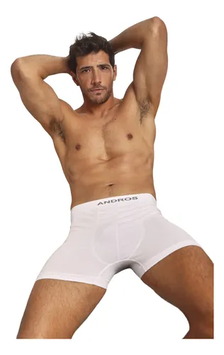 comprar Calzoncillo Hombre Boxer Algodón Liso Seamless Andros 5015
