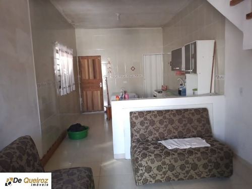 Imagem 6 de 11 de Sobrado Em Mongaguá ,regina Maria , Geminado, Lado Morro , Murado 2 Dormitórios Sendo 1 Suite, Sala, Cozinha, Banheiro , Área De Serviço Coberta . - 5021 - 68128448