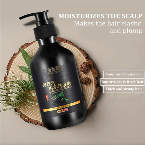 O Shampoo Polygonum Multiflorum Limpa O Couro Cabeludo E For