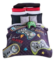 Comprar Edredón Neo Gamer Matrimonial Individual Colchas Concord