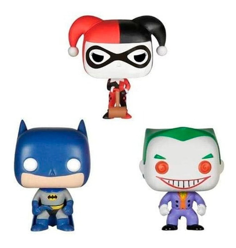 Figuras Funko Pop Batman Pocket Nuevo Y Original 3 Pack!