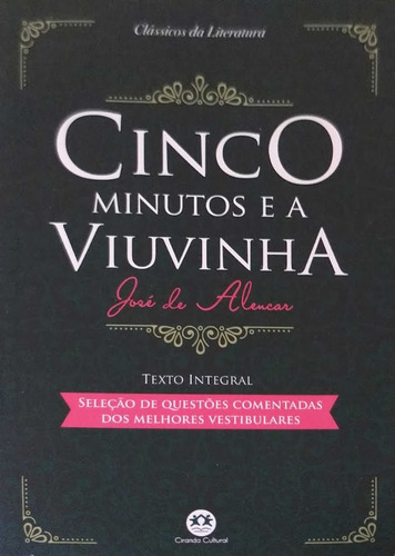Imagem 2 de 4 de Livro Cinco Minutos E A Viuvinha José De Alencar T. Integral