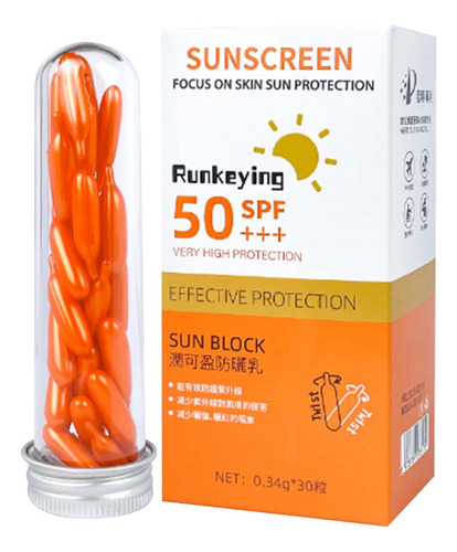 Cápsula De Crema De Alta Potencia W Sunscreen Spf50pa+++, Sw