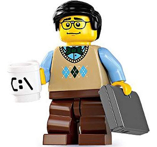 Mini Figura De Lego Series 7 Computer Programmer