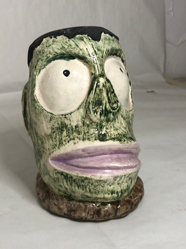 Taza De Cerámica Zombie Tiki