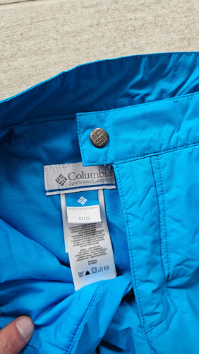 Pantalón De Nieve Ski Columbia Talle M (10/12) Omni-shield (Usado)