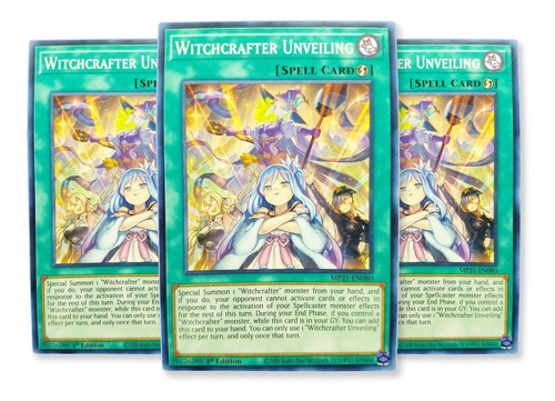 Yugi-oh! Witchcrafter Unveiling Mp21-en080 Comun