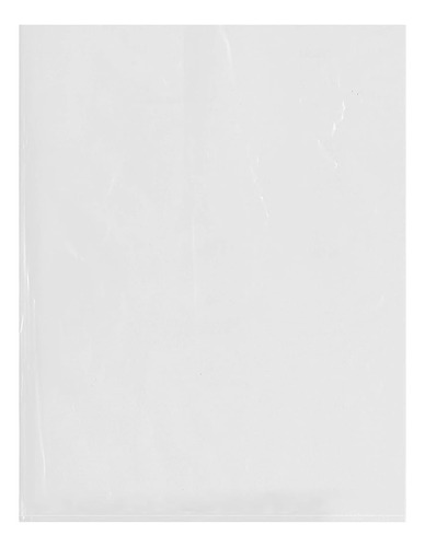 Plymor Flat Open Clear Plastic Poly Bags, 2 Mil, 14  X 18  (