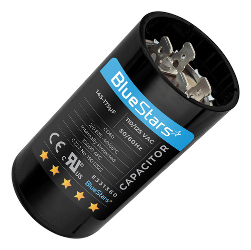 Bluestars - Condensador De Arranque Redondo Ultra Duradero D