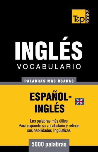 Libro: Vocabulario Español-inglés Británico 5000 Palabras