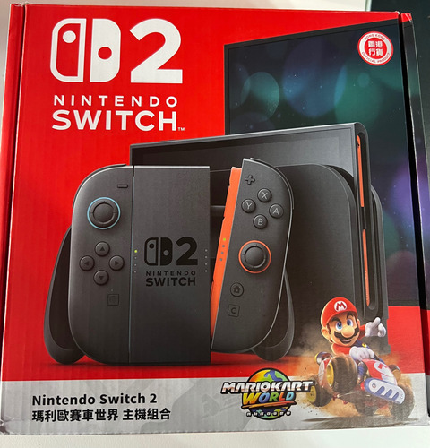 Nintendo Switch 2 Nueva -stock Disponibles Con Mario Kart Negro