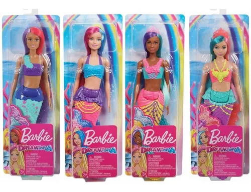 Barbie Sereia Dreamtopia Articulada-Mattel