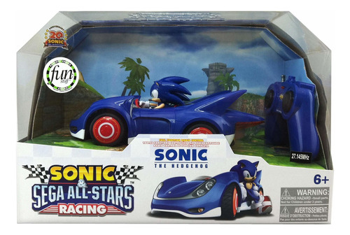 Carro A Control De Remoto Sonic And Sega All Stars Racin Crt