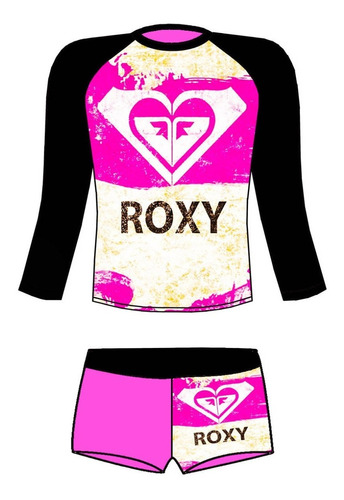 Conjunto Traje De Baño De Roxy Proteccion Uv