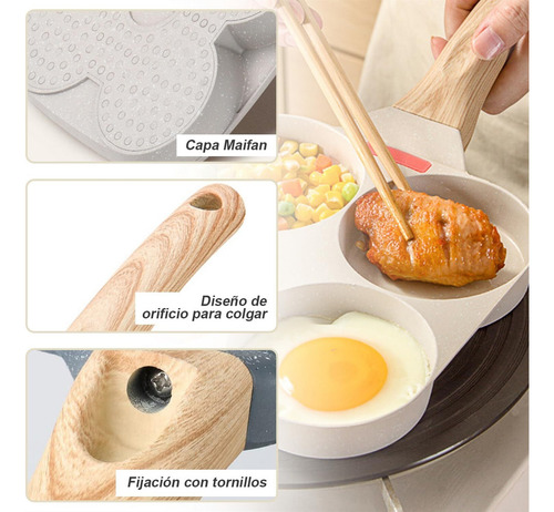 Sartén Antiadherente Para Huevos Estrelladossartenes
