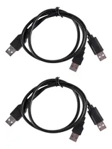 Comprar 2 Cables Divisores Usb 2.0 A Macho A Doble Usb A Macho Y C-f