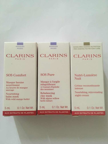 Clarins Set Miniaturas De Cremas Faciales