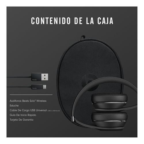 Imagen 5 de 5 de Auriculares Beats Solo³ Wireless - Matte black