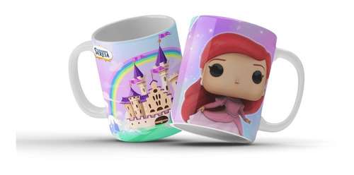 Caneca Polímero Infantil 325ml - Princesas 2