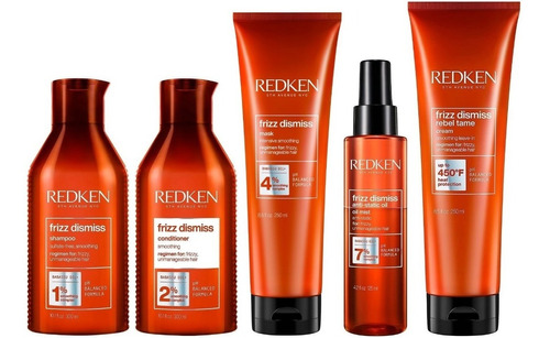 Shampoo+ Condition+ Mask + Serum+ Crema Redken Frizz Dismiss